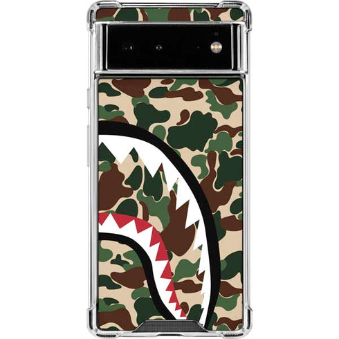 Shark Teeth Street Camo Google Pixel 6 Clear Case